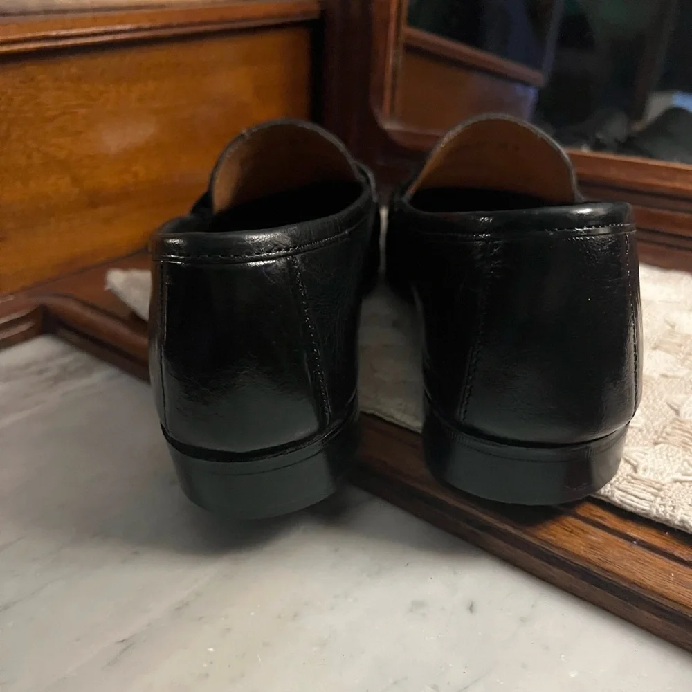 NUNN BUSH Classic Keaton Kittle Tassel Leather Loafers Dress Shoes Black Sz‎ 8.5